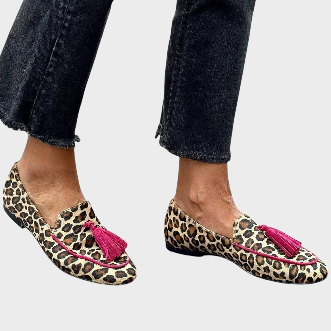 Mariana – Mocasines de leopardo