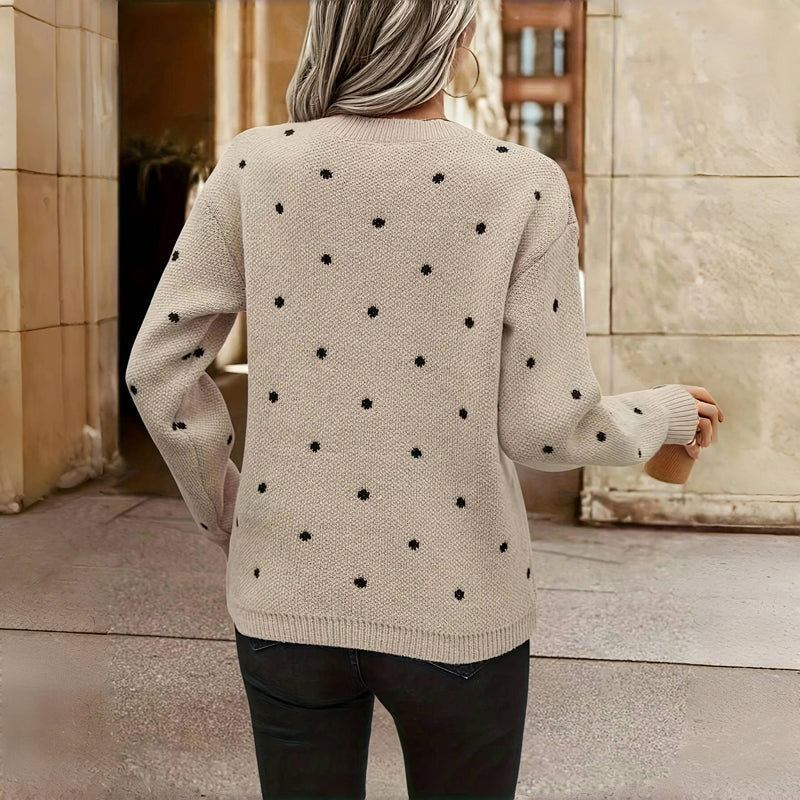 Clara | Sweater con Pequeños Lunares
