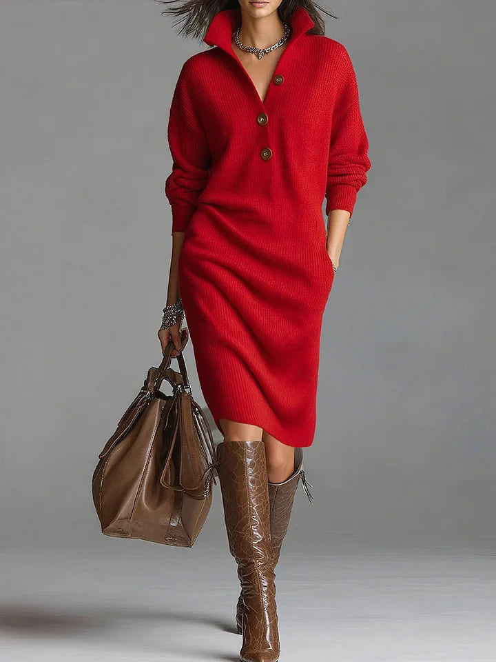 Judi - Chic Sweater Dress