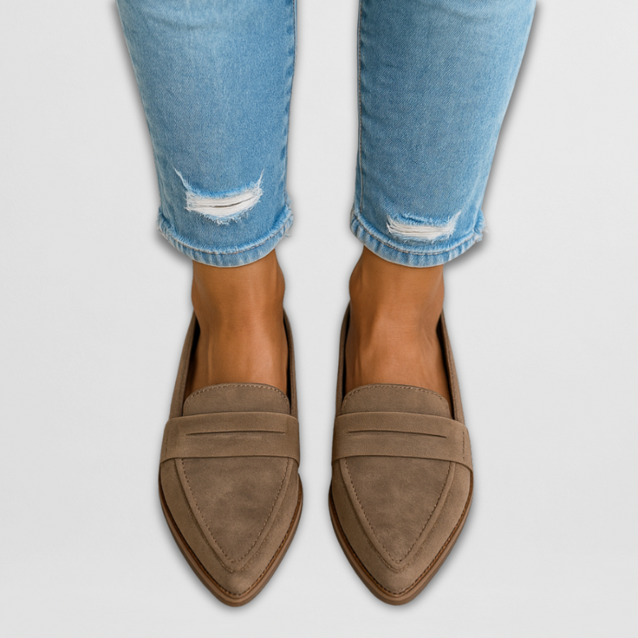 Andresa – Mocasines de ante suave para mujer