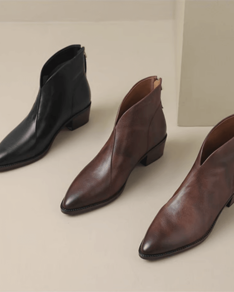 Lina | Botas Altas de Tacón Cuadrado hasta la Rodilla