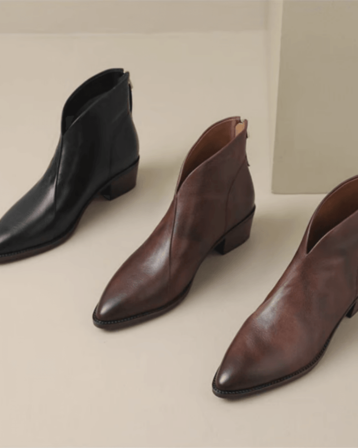 Lina | Botas Altas de Tacón Cuadrado hasta la Rodilla