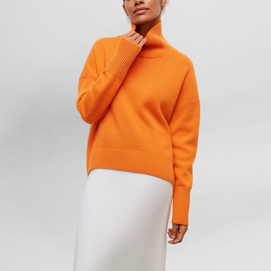 Stefanie | Sweater Cálido y Elegante con Cuello Alto