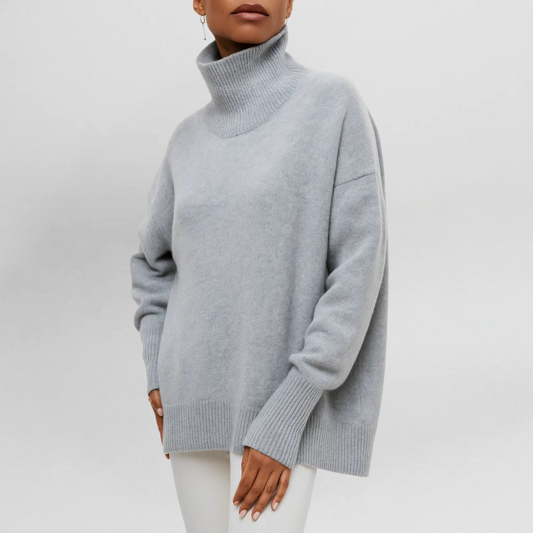 Stefanie | Sweater Cálido y Elegante con Cuello Alto