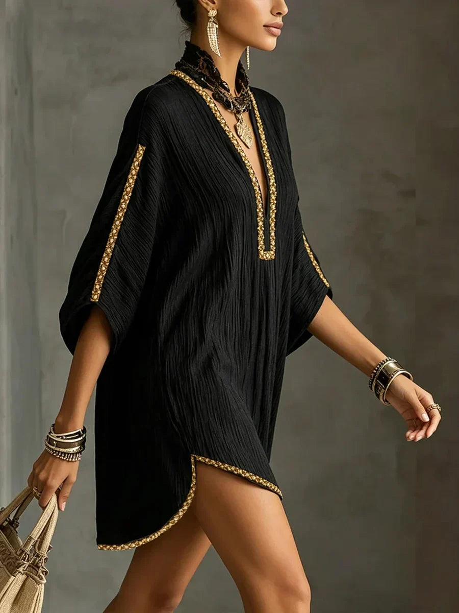 Vestido Estilo Resort con Diseño de Lazo