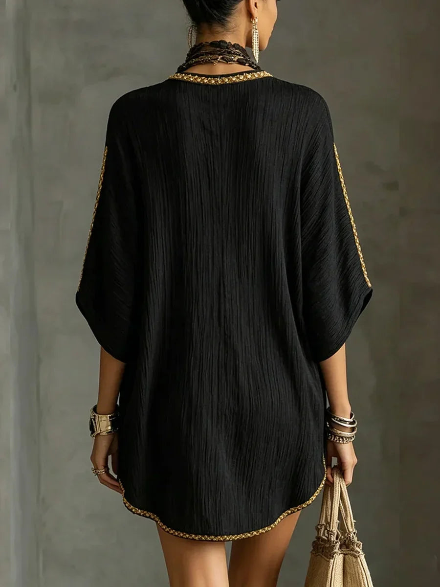 Vestido Estilo Resort con Diseño de Lazo