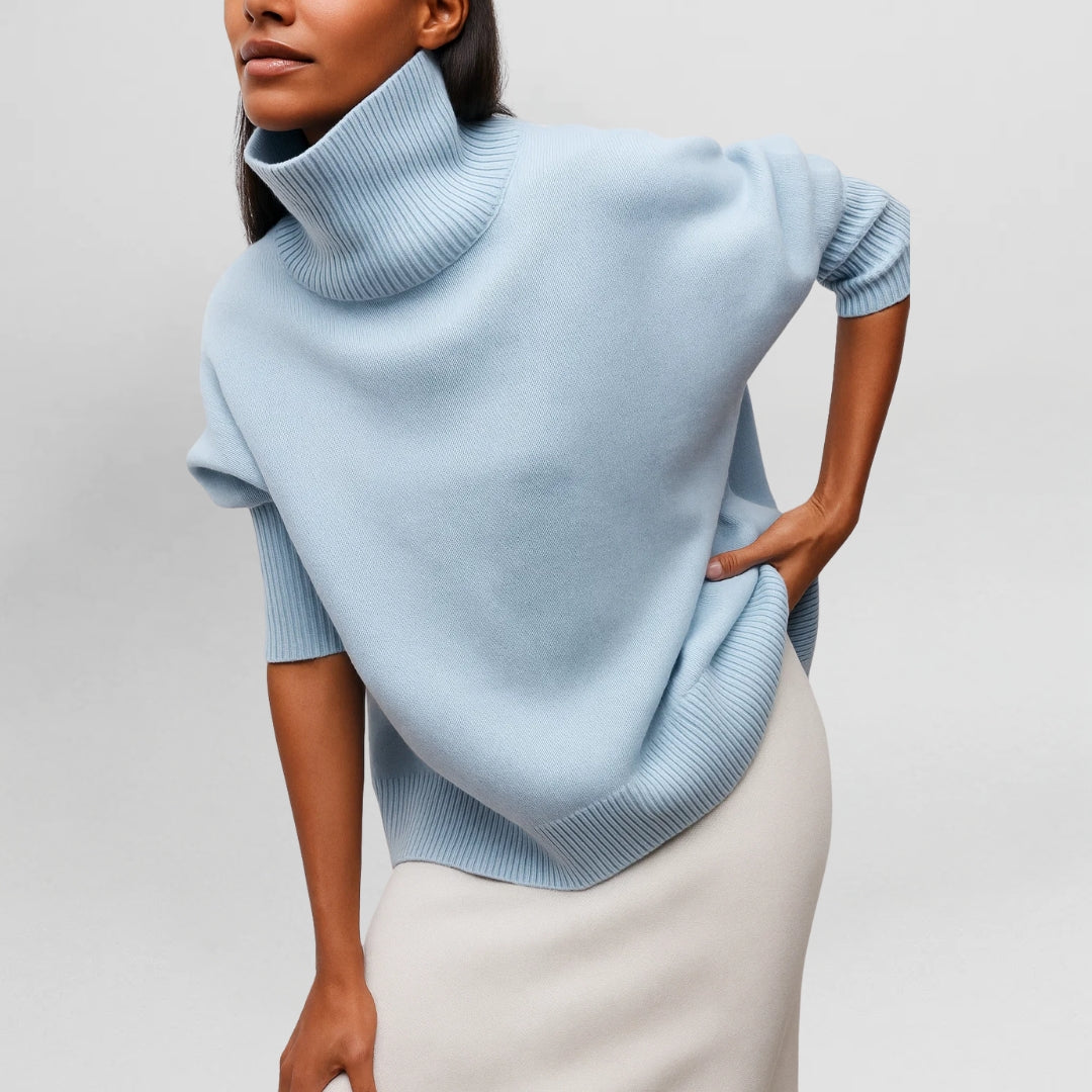 Stefanie | Sweater Cálido y Elegante con Cuello Alto