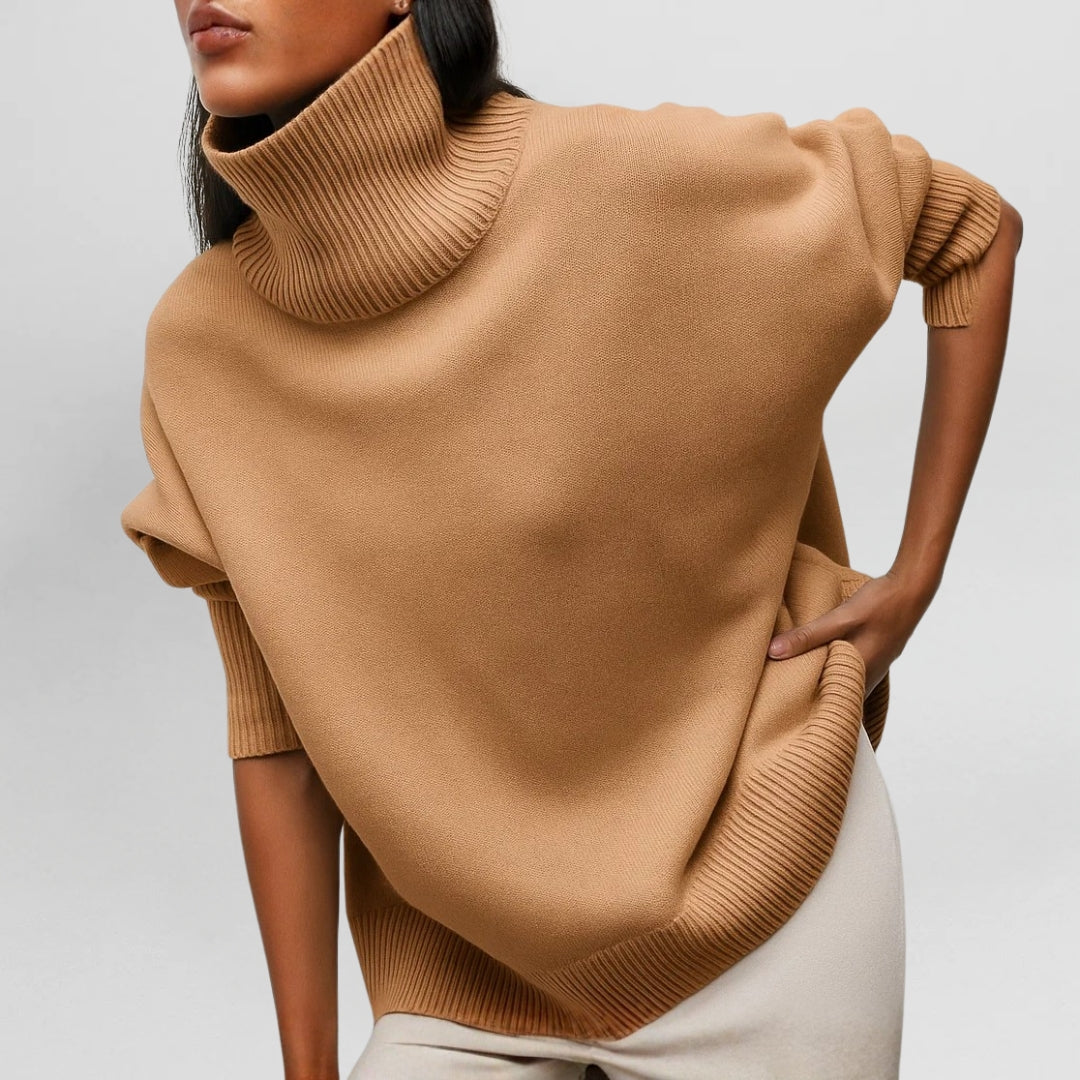Stefanie | Sweater Cálido y Elegante con Cuello Alto