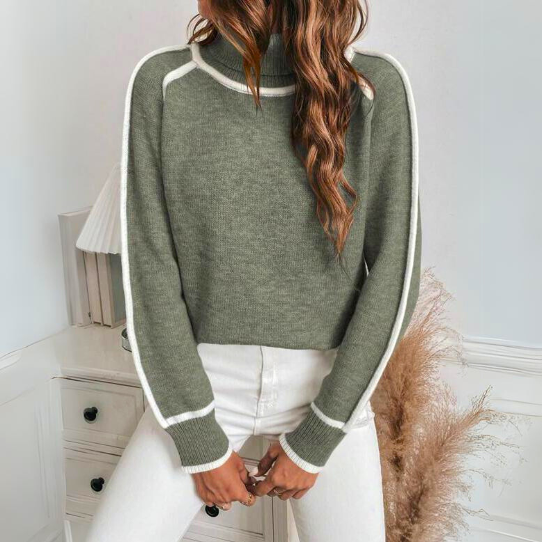 Kaylee | Sweater Elegante con Cuello Alto