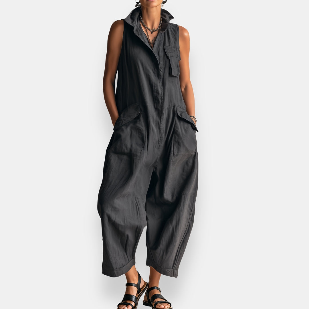 Combinaison Constance | oversize, sin mangas, cuello alto