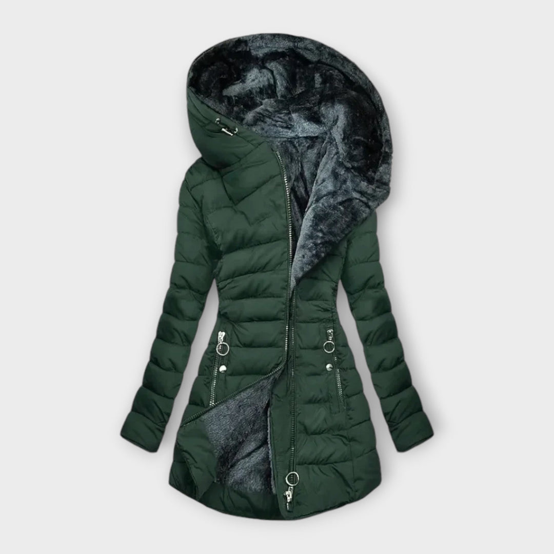 Emma | Chaqueta Acolchada con Interior de Borreguito
