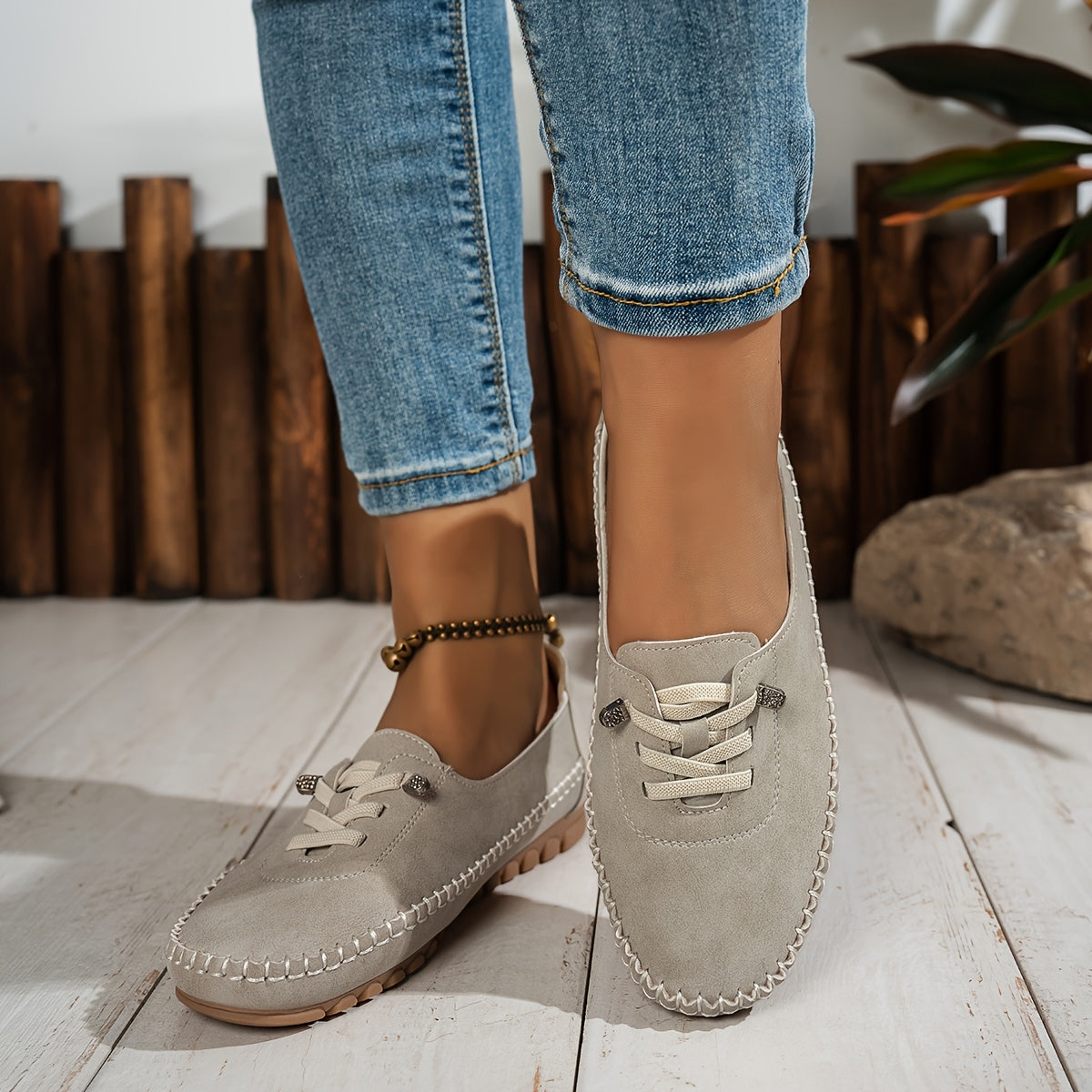 Catarina - Mocasines de Ante