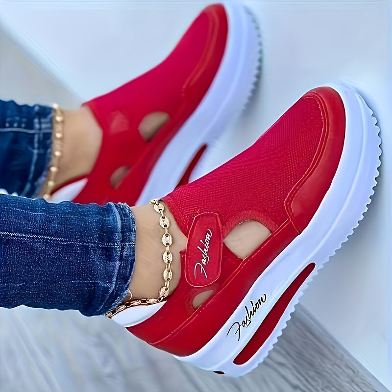 Zapatillas transpirables de fácil colocación con confort estable