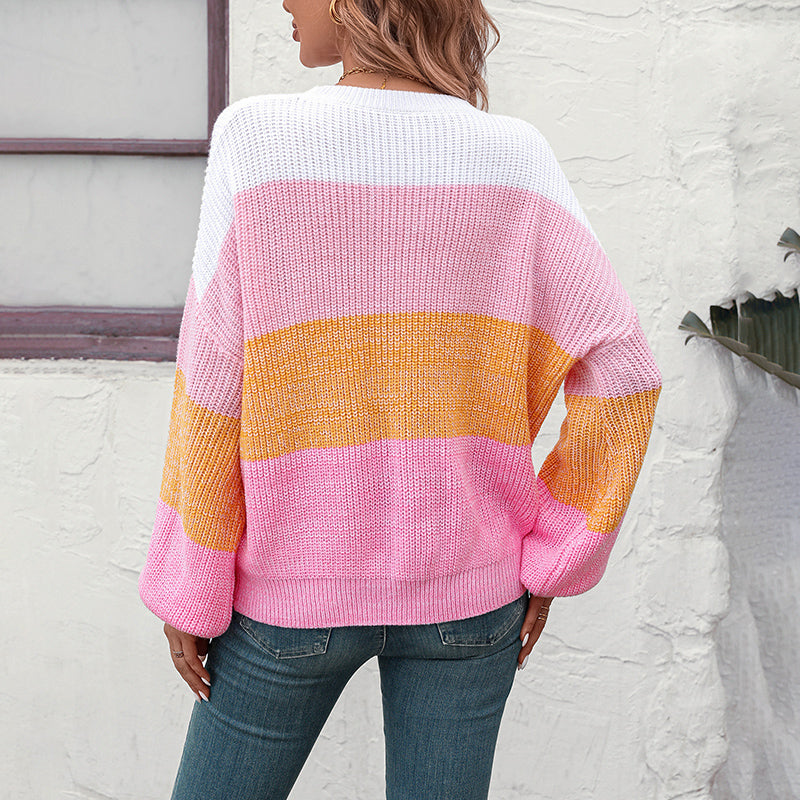 Sweater colotido tejido