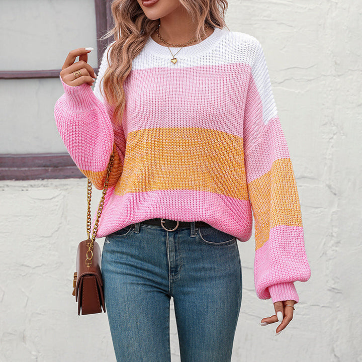 Sweater colotido tejido