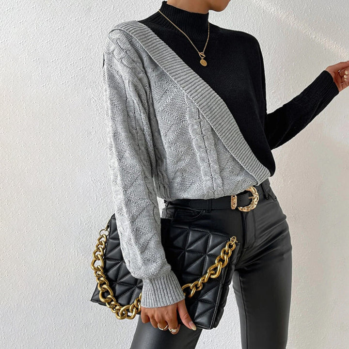 Sweater bicolor