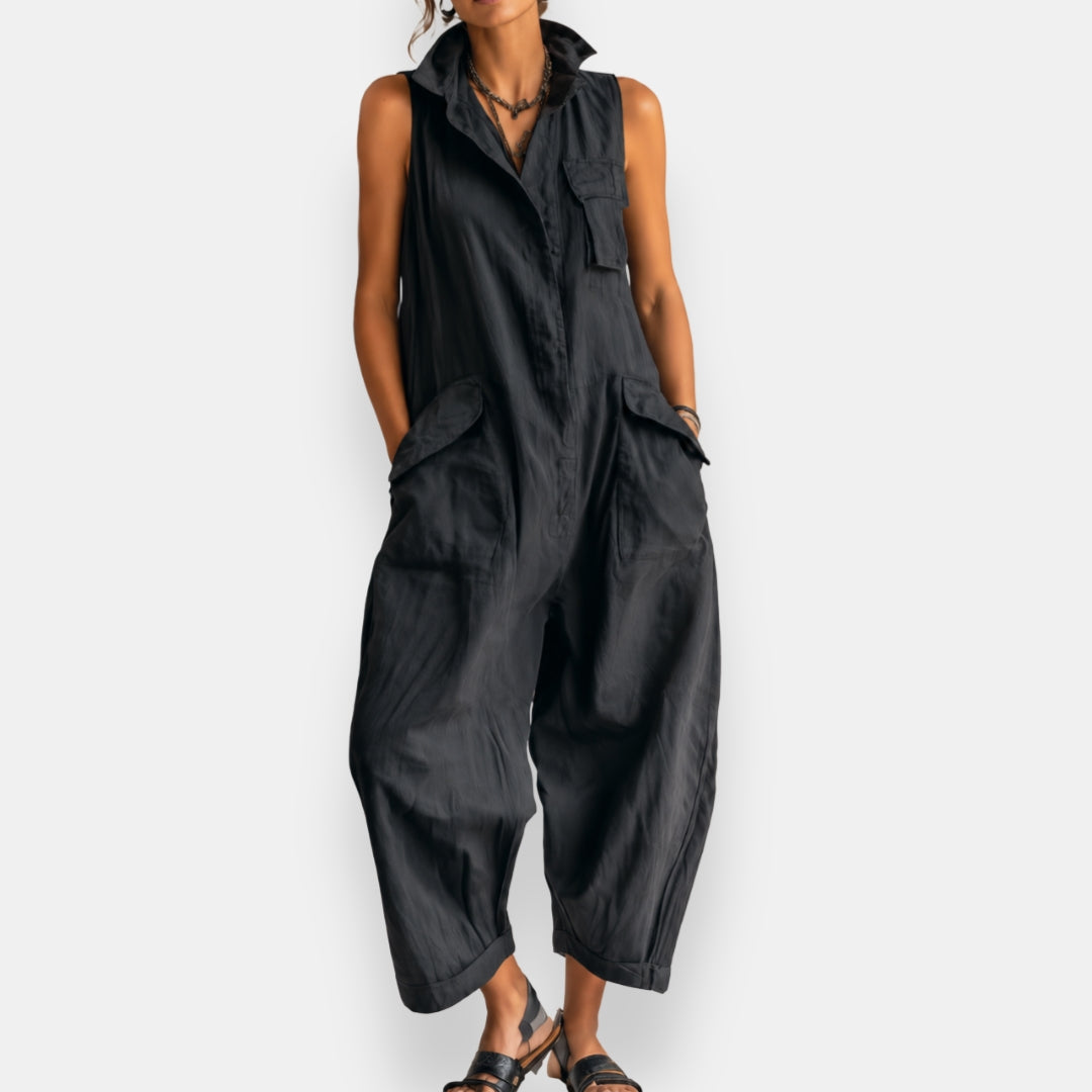 Combinaison Constance | oversize, sin mangas, cuello alto
