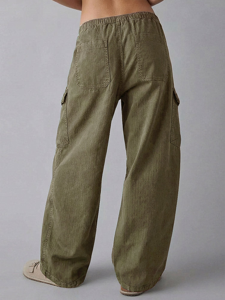 Maya | Pantalón Cargo Holgado con Cordón