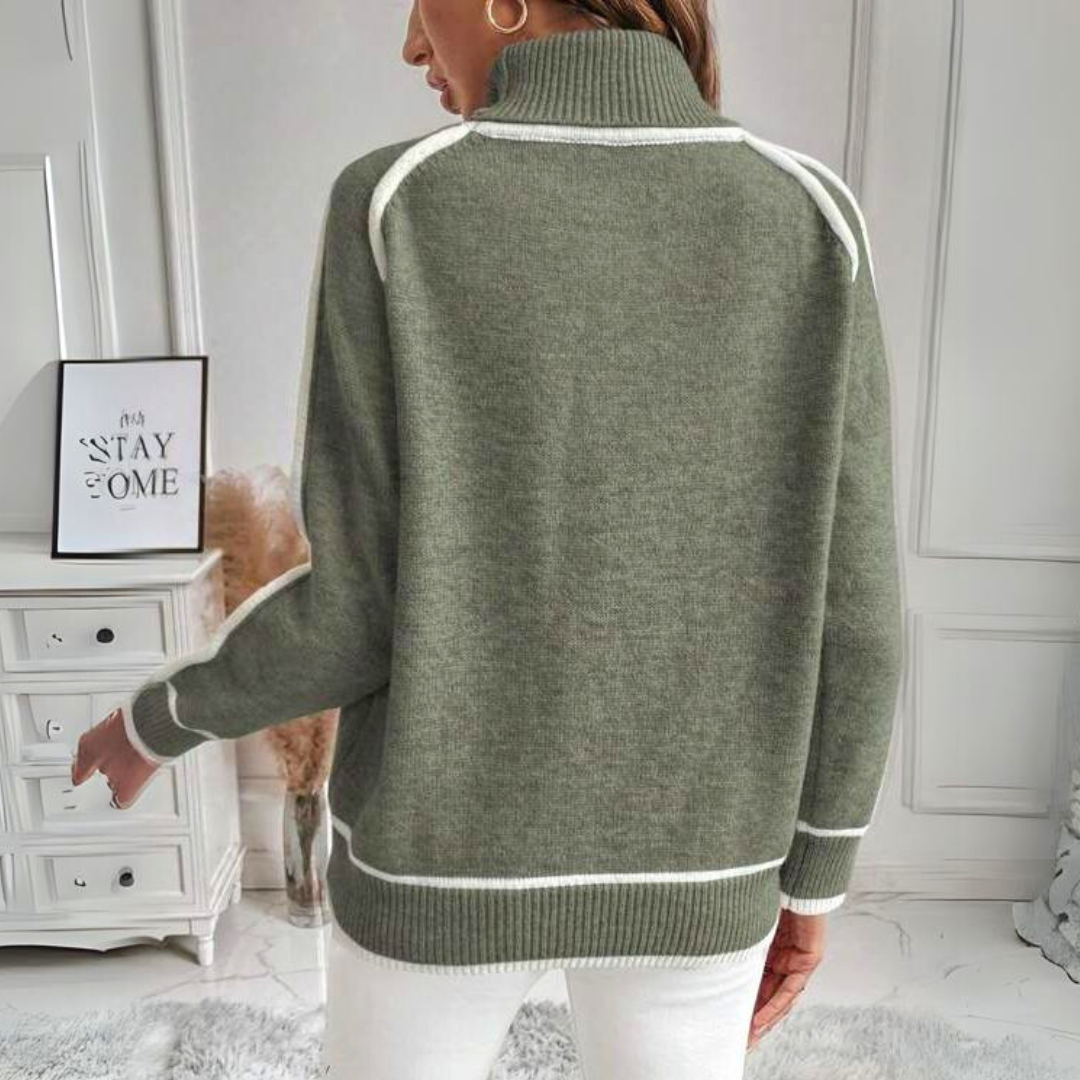 Kaylee | Sweater Elegante con Cuello Alto