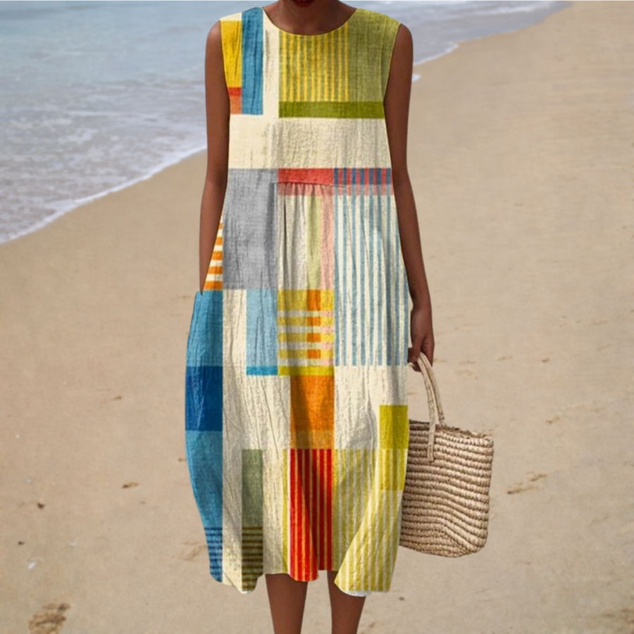Vestido de Verano Confortable Sin Mangas