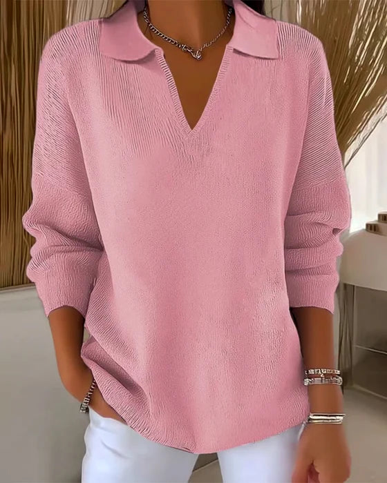 Nadia | Sweater Elegante con Cuello Suave