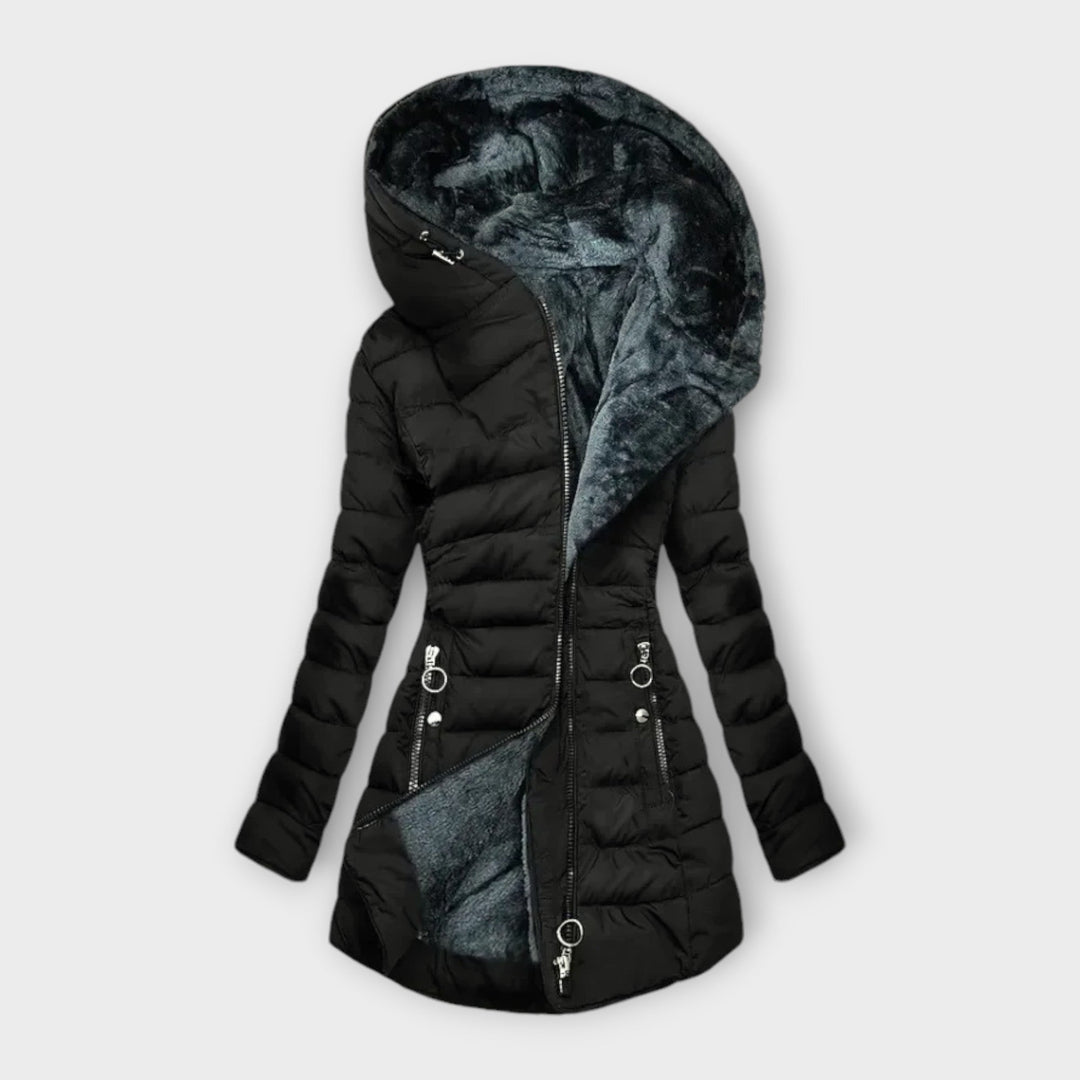 Emma | Chaqueta Acolchada con Interior de Borreguito