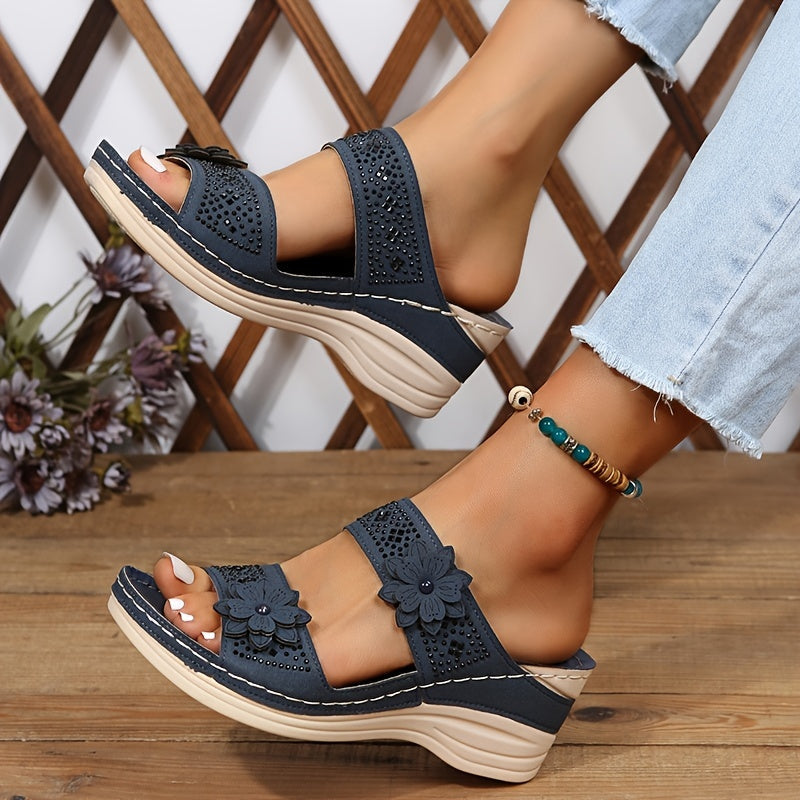 Sandalias Confort Compensadas Suzanne