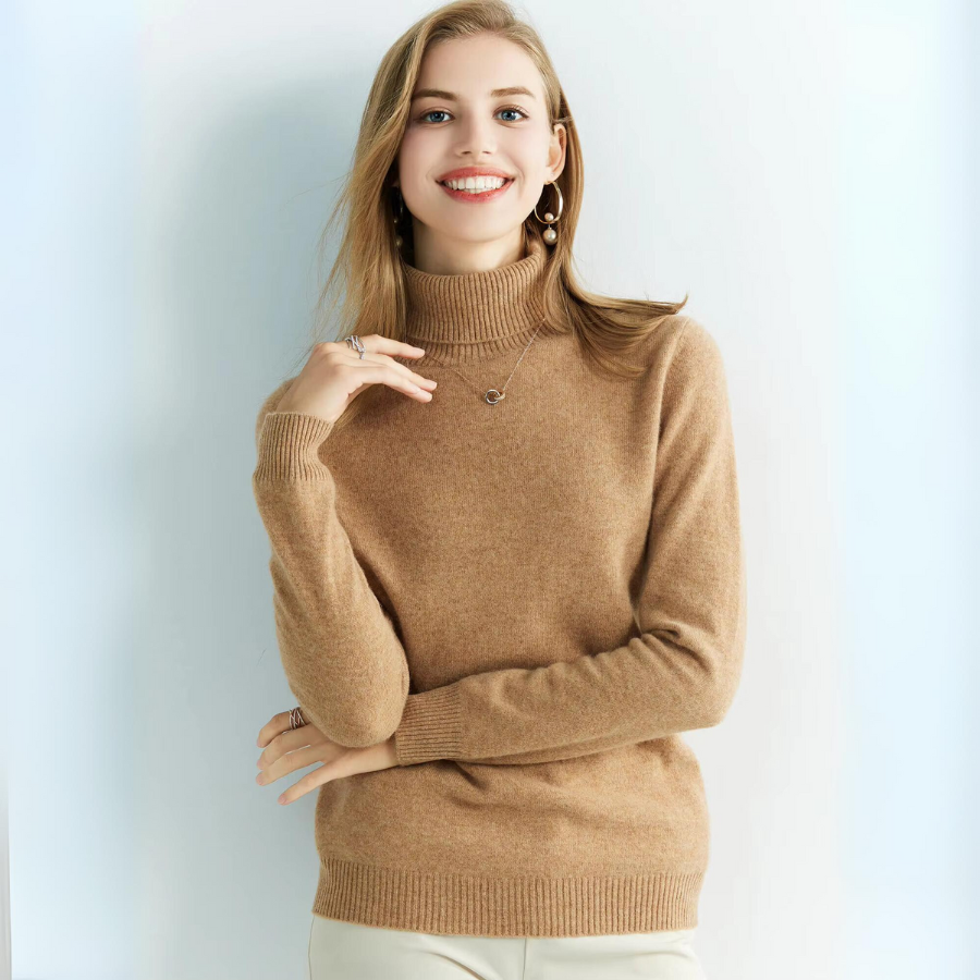 Sweater tejido cuello alto Atos