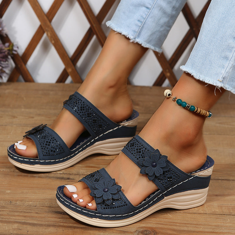 Sandalias Confort Compensadas Suzanne