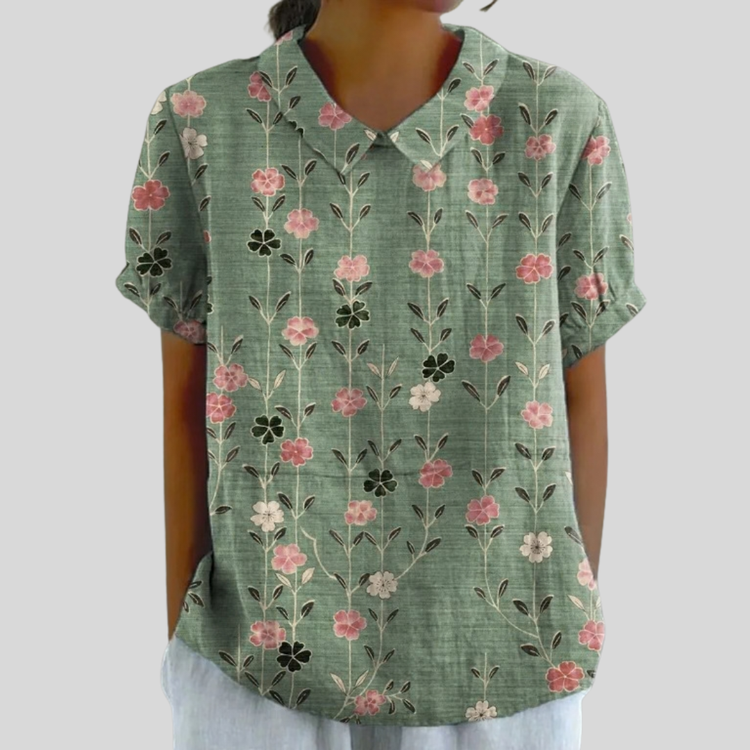 Top Floral Confort Elegante