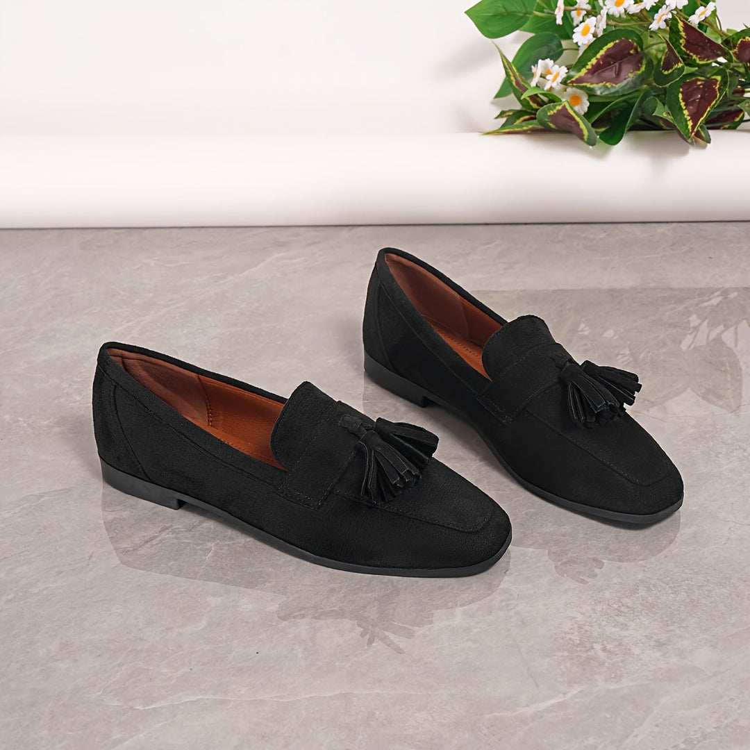 Mocasines Solena con Borlas