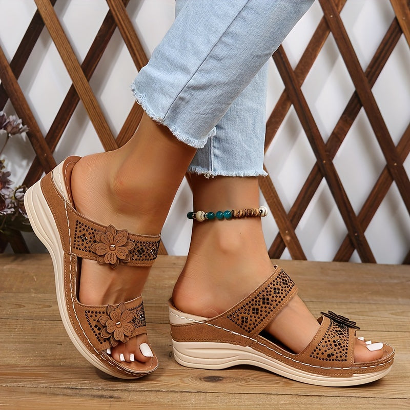 Sandalias Confort Compensadas Suzanne