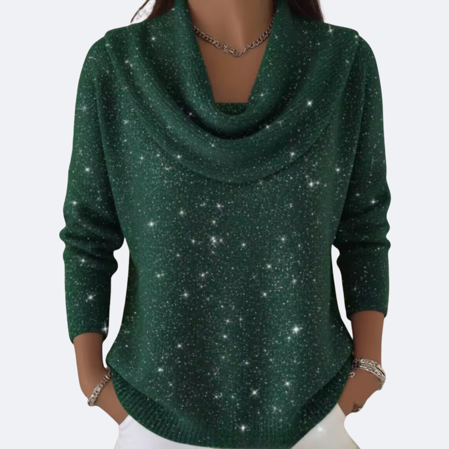 LANA - Sweater Elegante con Detalles Brillantes