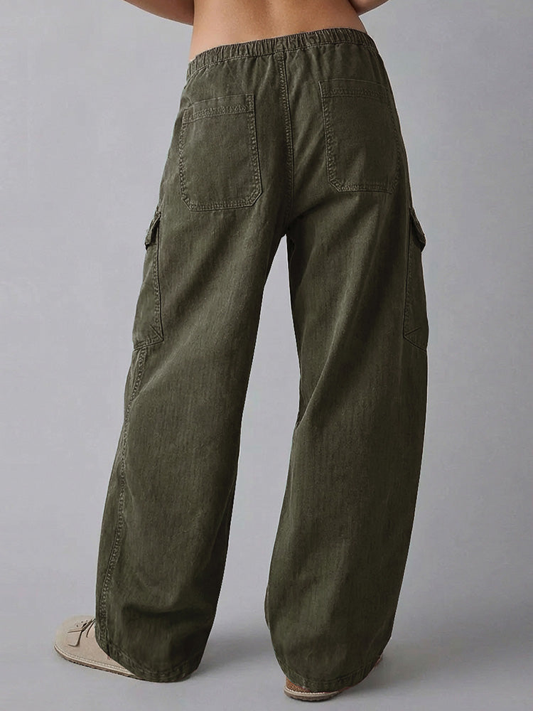 Maya | Pantalón Cargo Holgado con Cordón