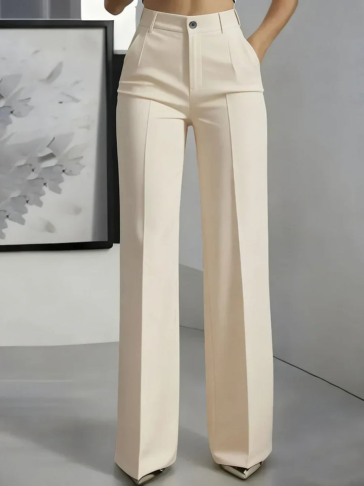 Hodit - Pantalón Elegante Elástico de Cintura Alta