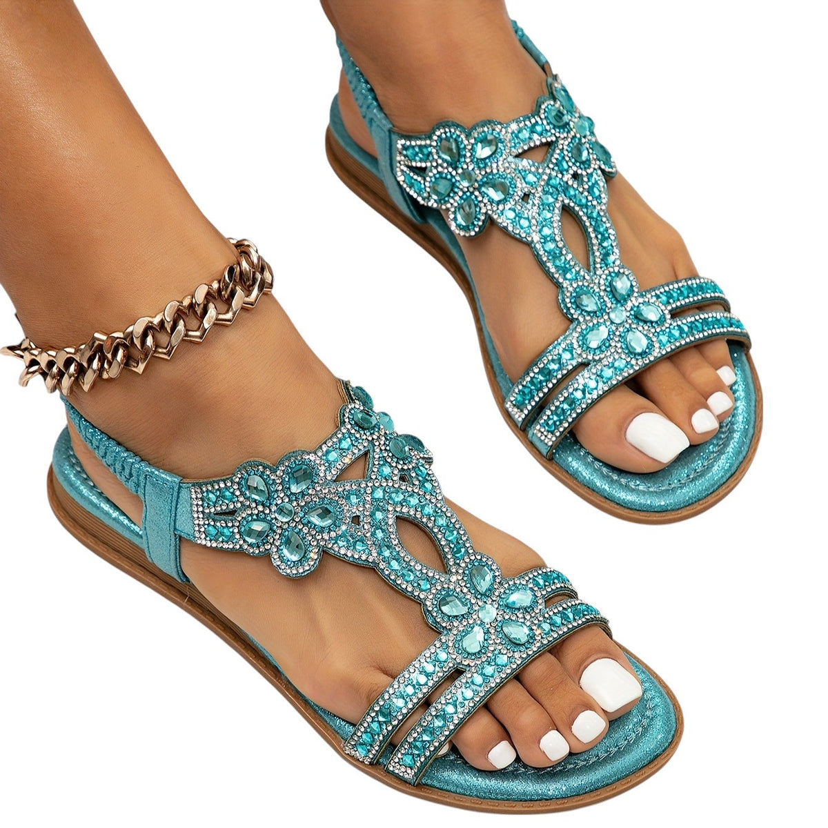 Julia - Sandalias Ortopédicas Brillo y Elegancia