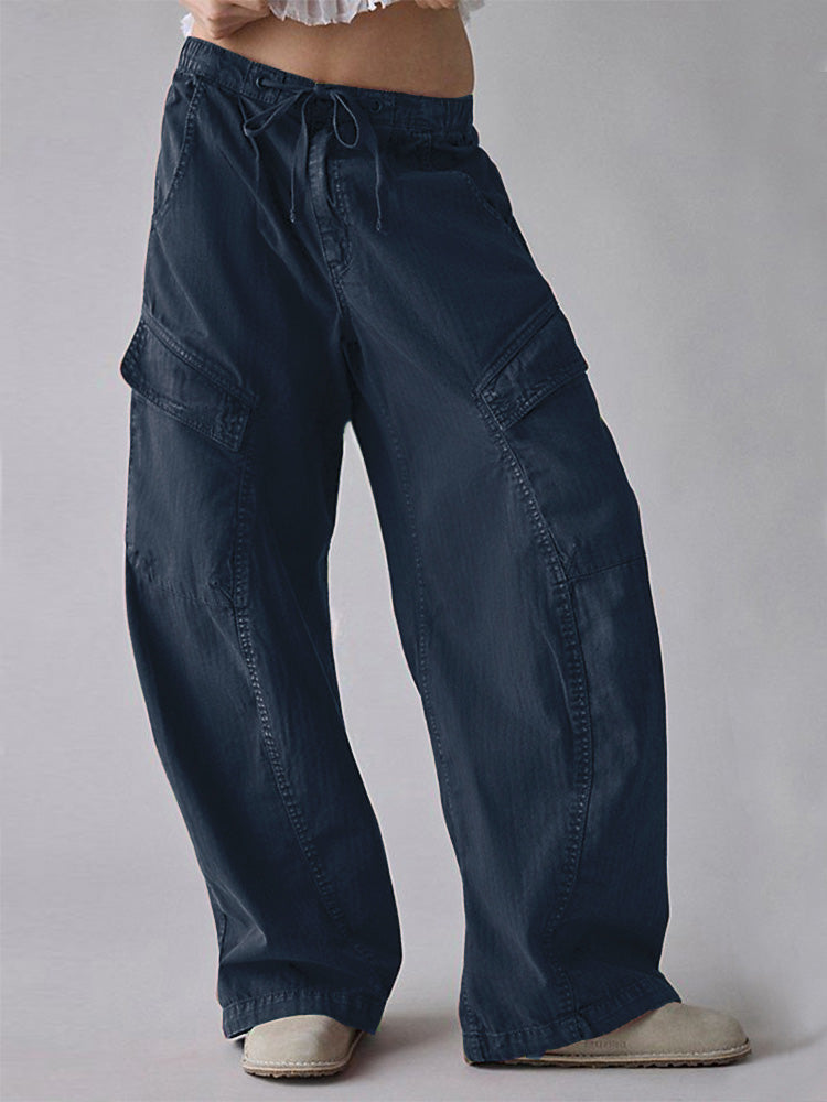 Maya | Pantalón Cargo Holgado con Cordón