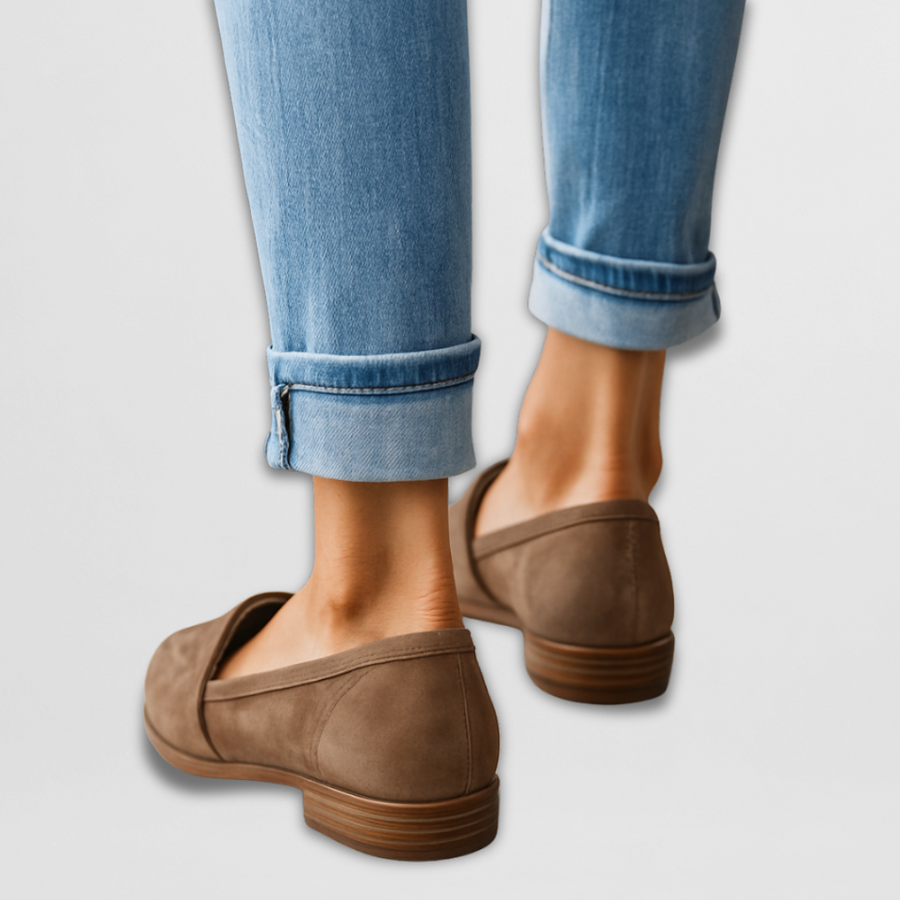 Andresa – Mocasines de ante suave para mujer
