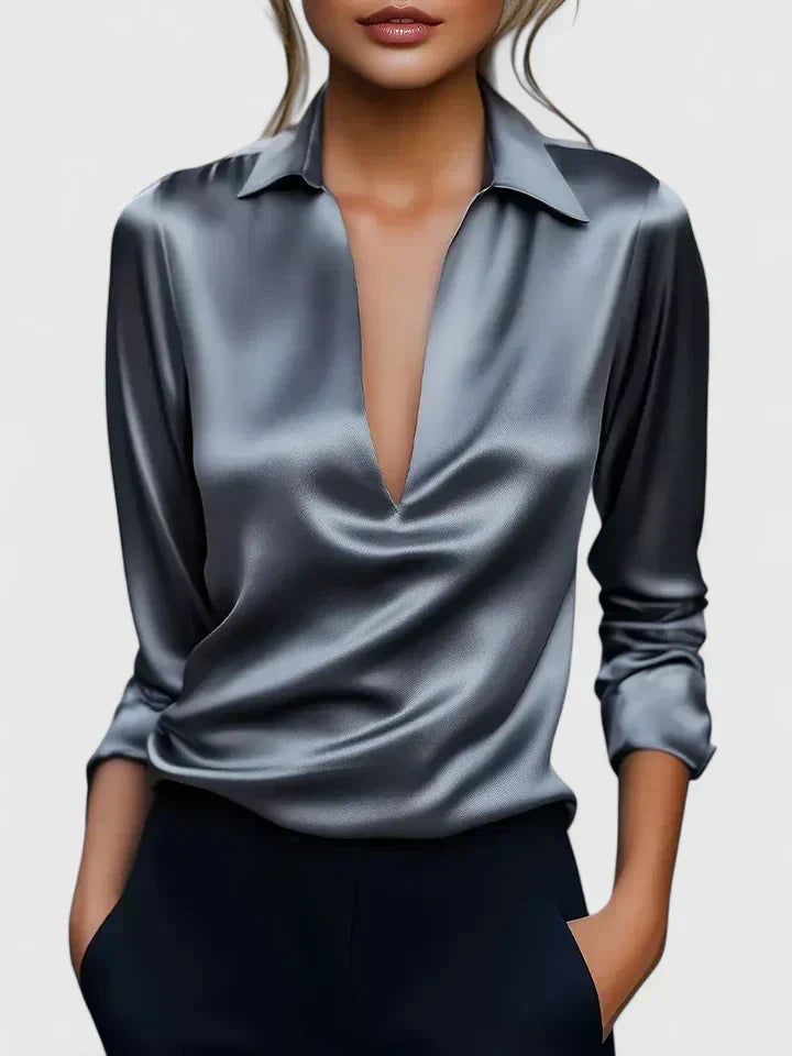 Calvina | Blusa Sofisticada