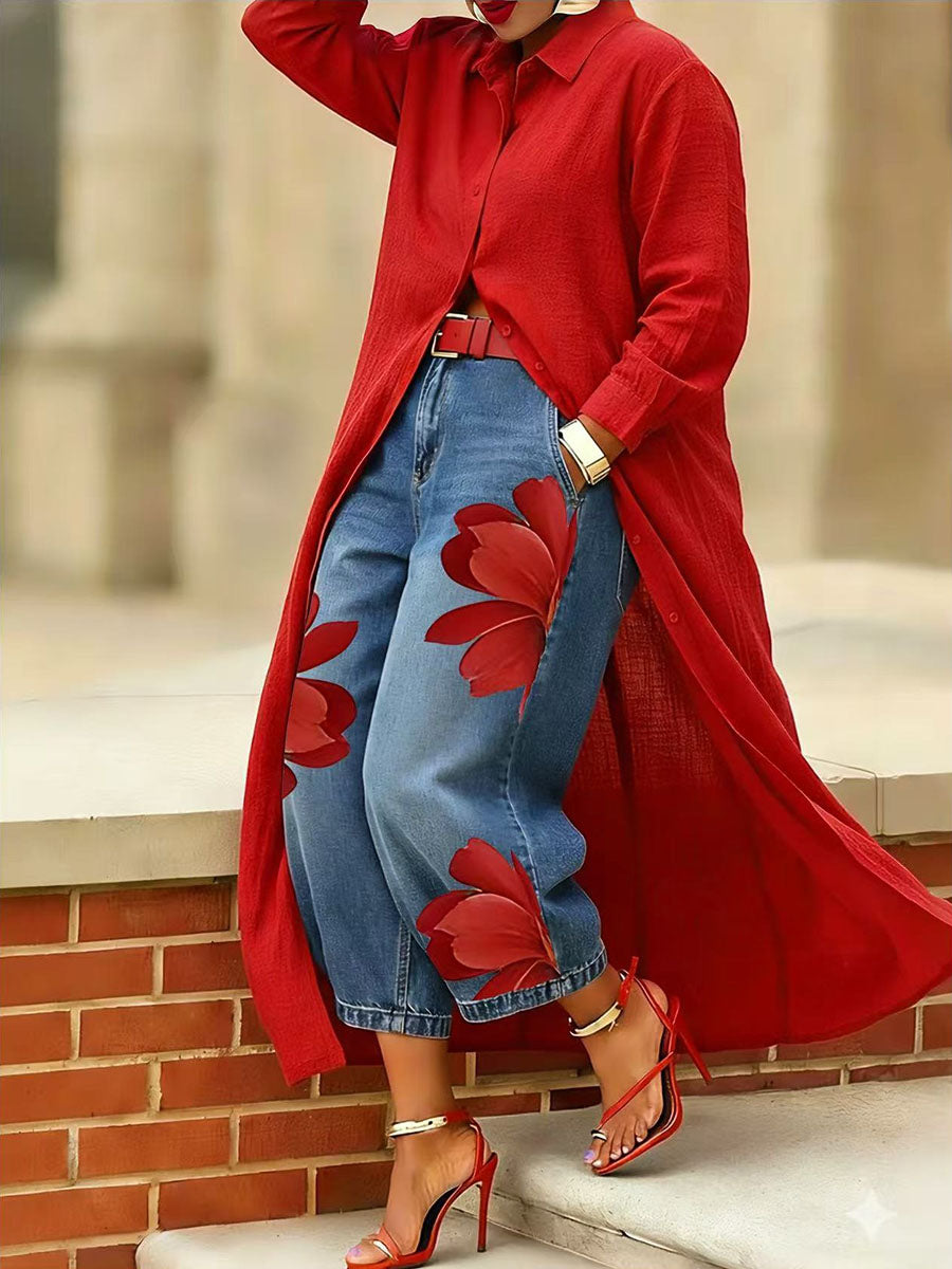Beatrix | Elegante jeans de corte holgado