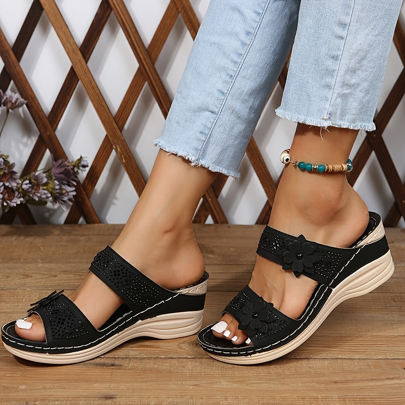 Sandalias Confort Compensadas Suzanne