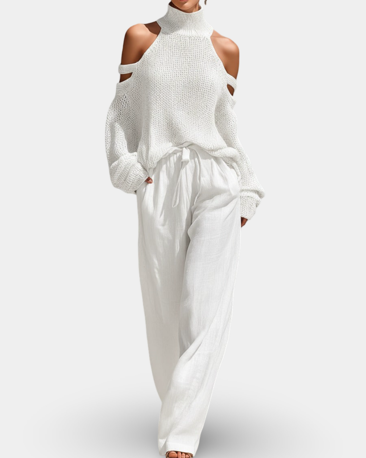 Camile | Conjunto de moda de punto y pantalón
