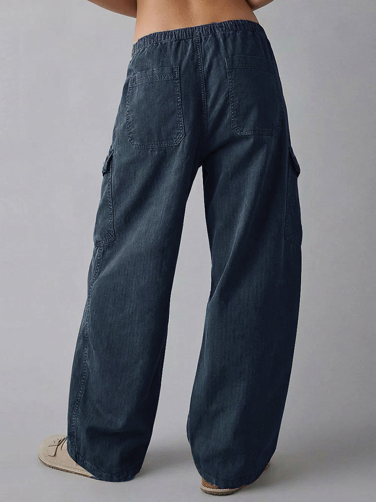 Maya | Pantalón Cargo Holgado con Cordón
