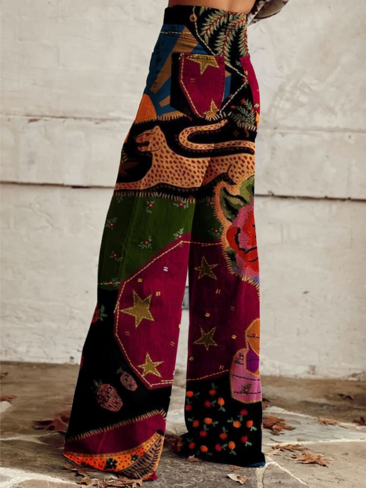 GABRIELLE™ - Pantalones Anchos Artísticos