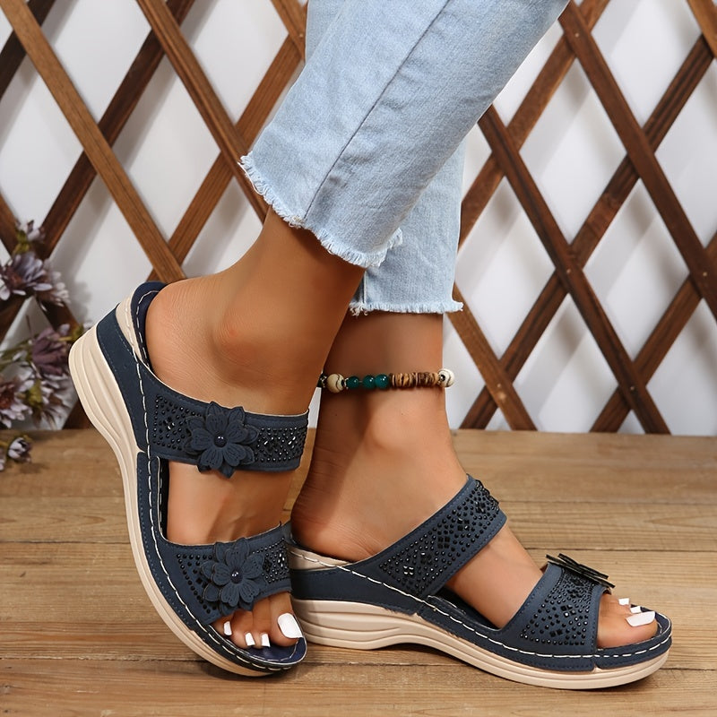 Sandalias Confort Compensadas Suzanne