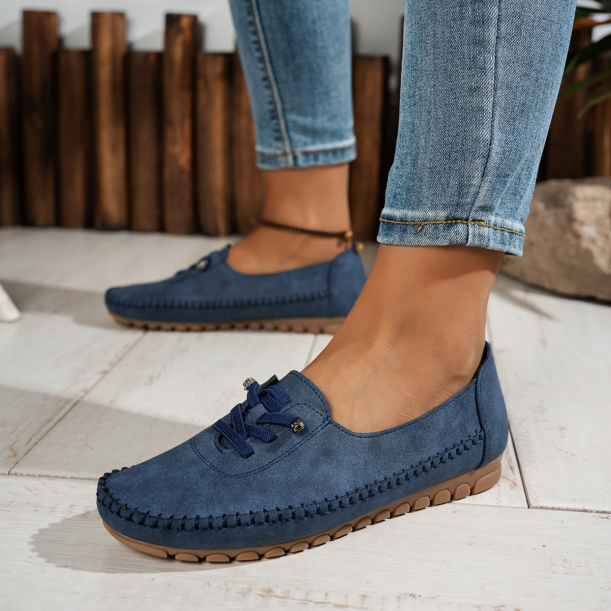 Catarina - Mocasines de Ante