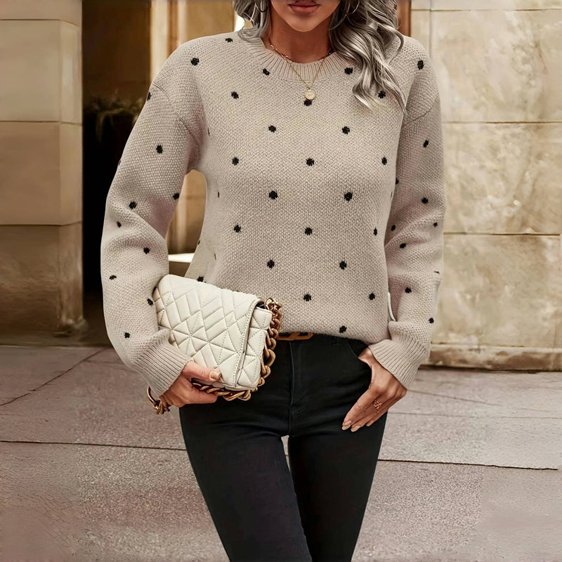 Clara | Sweater con Pequeños Lunares