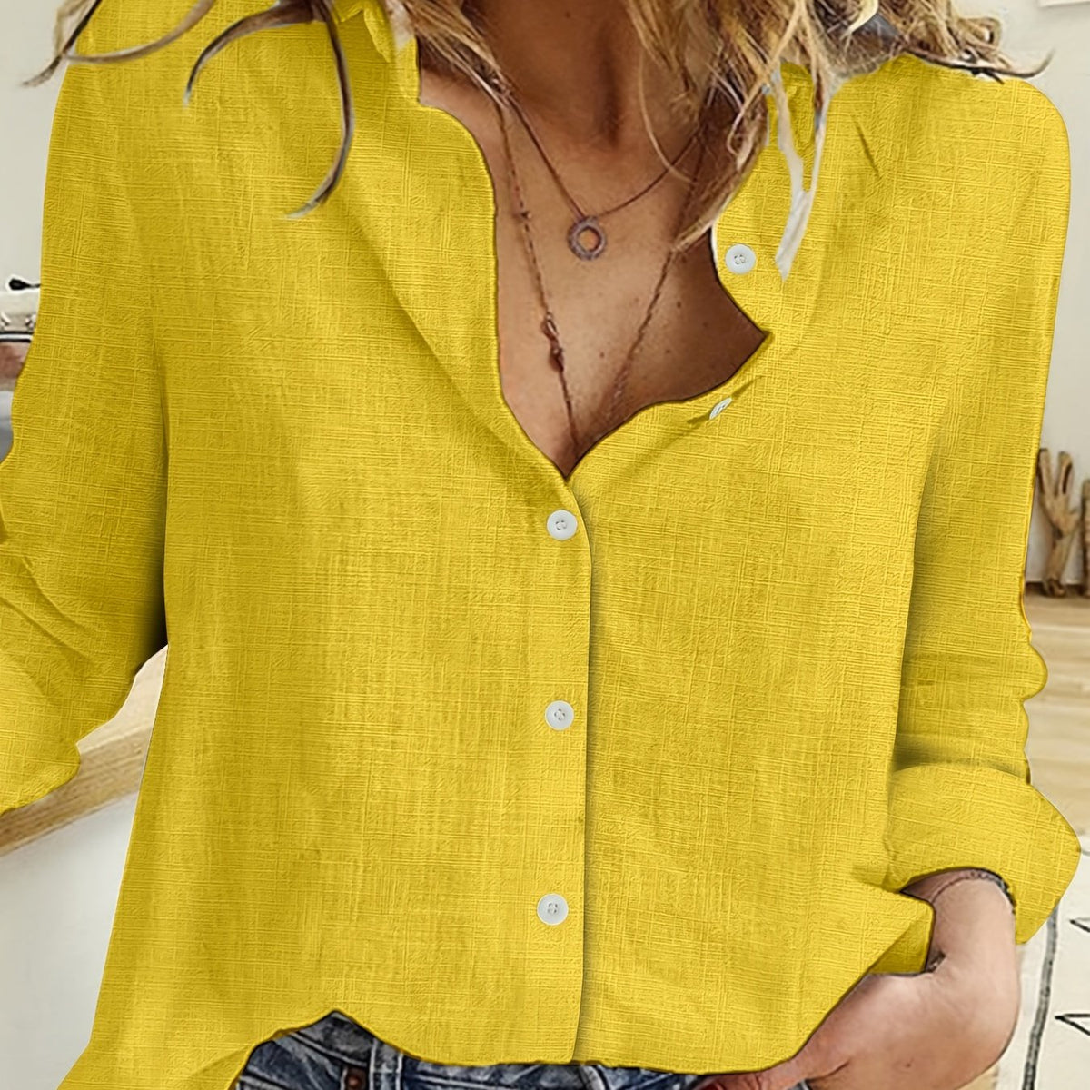 Aurore - Camisa de Lino Suave