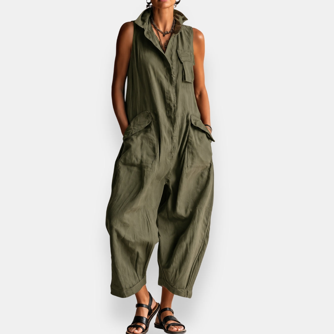 Combinaison Constance | oversize, sin mangas, cuello alto
