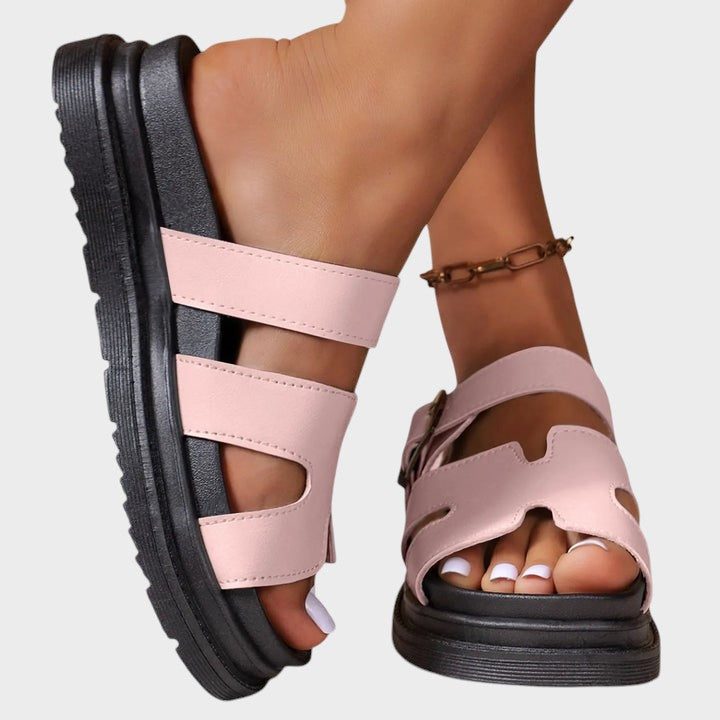 Rosinha - Sandalias ortopédicas con diseño en H